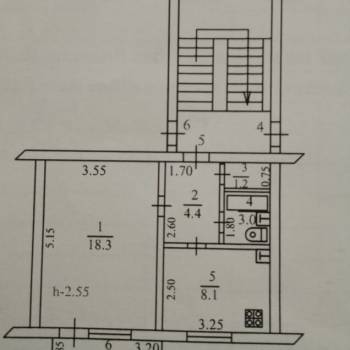 Продается 1-комнатная квартира, 35 м²