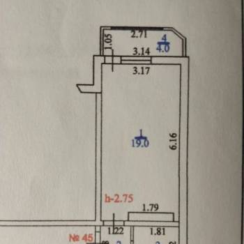 Продается 1-комнатная квартира, 28,8 м²