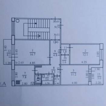 Продается 3-х комнатная квартира, 67,8 м²