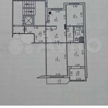 Продается 3-х комнатная квартира, 64,1 м²