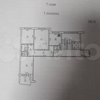 Продается 3-х комнатная квартира, 64 м²