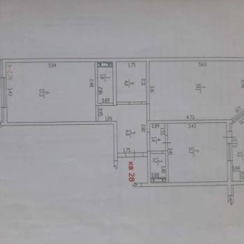 Продается 2-х комнатная квартира, 63,6 м²