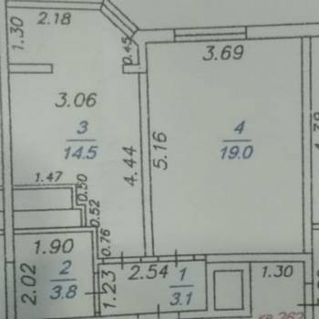 Продается 1-комнатная квартира, 41 м²