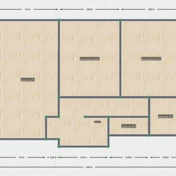 Продается 2-х комнатная квартира, 55,9 м²