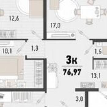 Продается 1-комнатная квартира, 36,5 м²