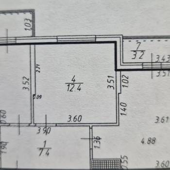 Продается 2-х комнатная квартира, 52,5 м²