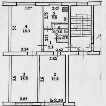 Продается 3-х комнатная квартира, 65 м²