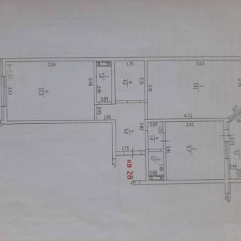 Продается 2-х комнатная квартира, 63,6 м²