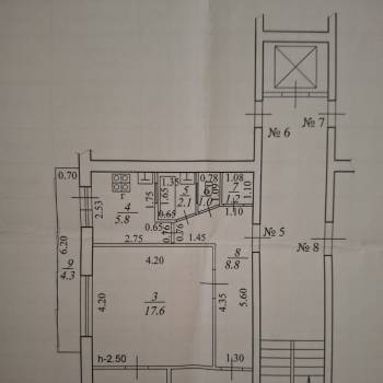 Продается 3-х комнатная квартира, 57,5 м²