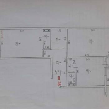 Продается 2-х комнатная квартира, 63,6 м²