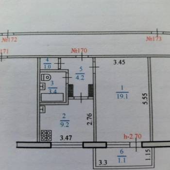 Продается 1-комнатная квартира, 38 м²