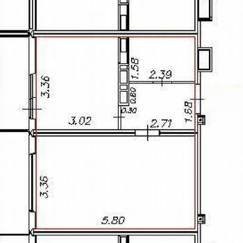 Продается 1-комнатная квартира, 37,7 м²