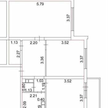 Продается 2-х комнатная квартира, 60 м²