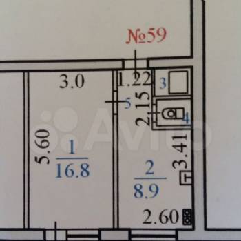 Сдается 1-комнатная квартира, 31 м²
