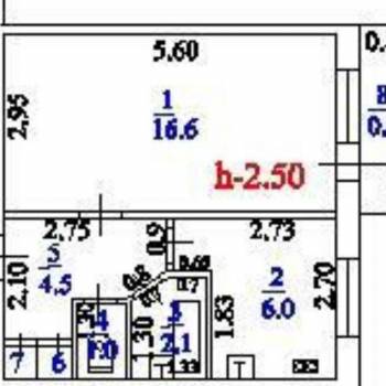 Продается 1-комнатная квартира, 31,7 м²