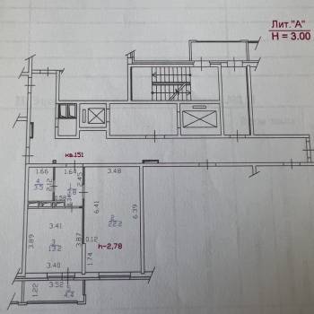 Продается 1-комнатная квартира, 42,7 м²