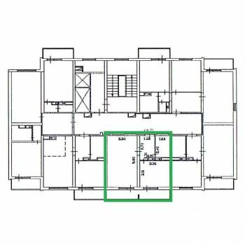 Продается 1-комнатная квартира, 37,7 м²