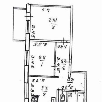 Продается 2-х комнатная квартира, 44,4 м²