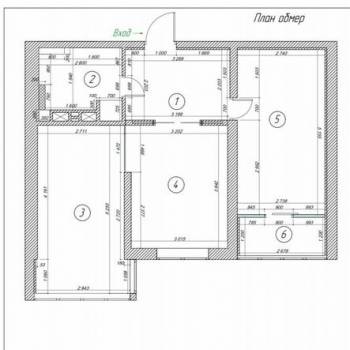 Продается 2-х комнатная квартира, 57 м²