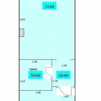 Сдается Нежилое помещение, 43 м²