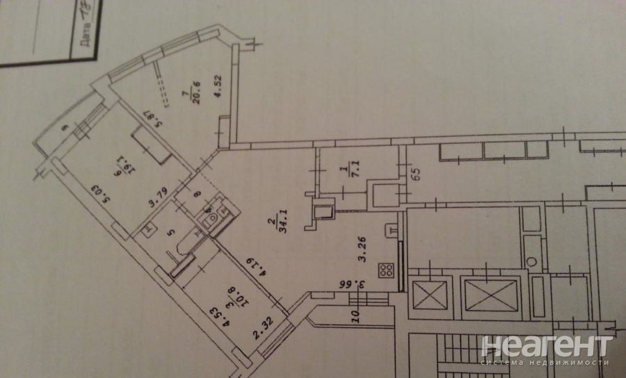 Продается 3-х комнатная квартира, 105 м²