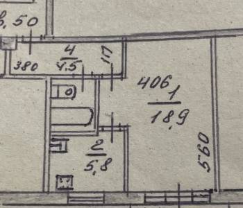 Продается 1-комнатная квартира, 32,1 м²