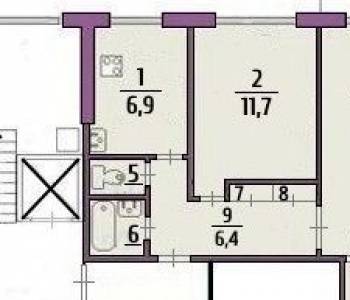 Продается 3-х комнатная квартира, 62,7 м²