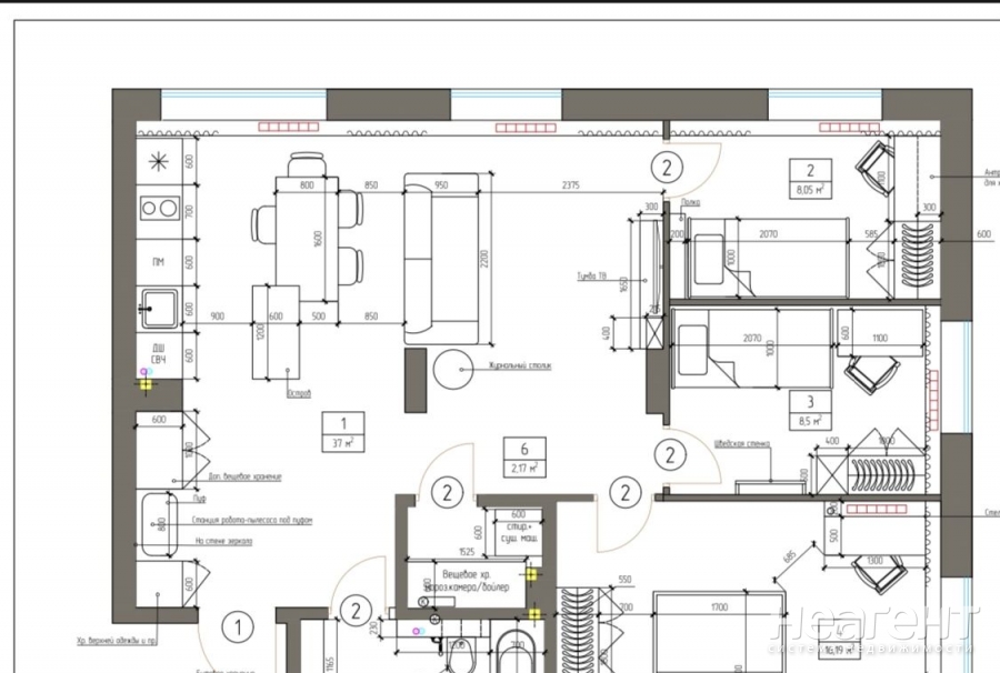 Продается Многокомнатная квартира, 80 м²