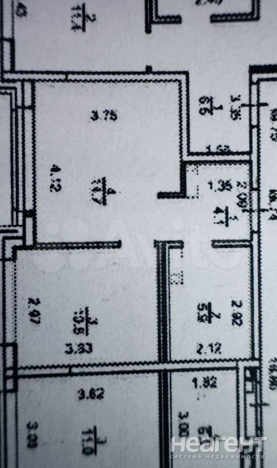 Продается 2-х комнатная квартира, 36 м²