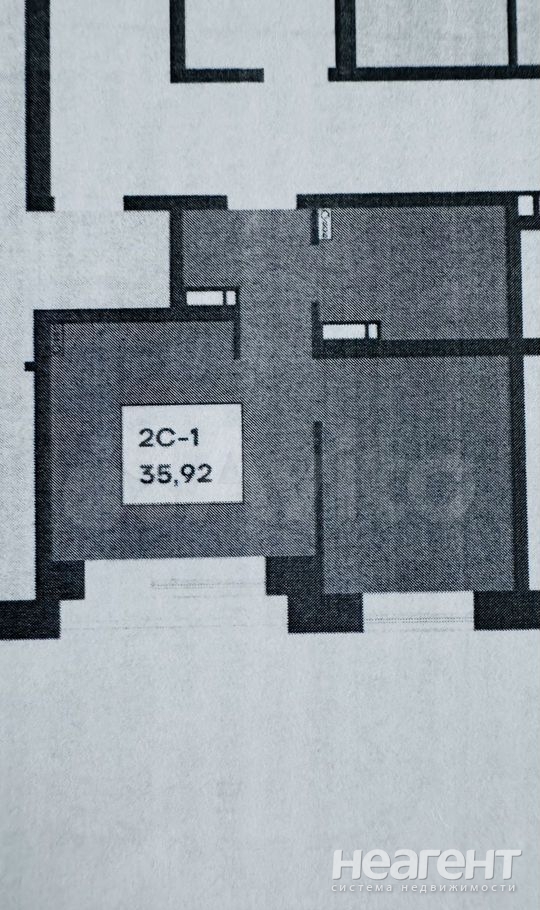 Продается 2-х комнатная квартира, 36 м²