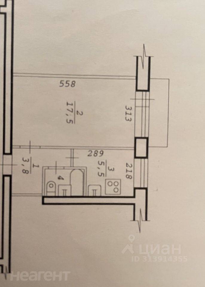 Сдается 1-комнатная квартира, 30 м²