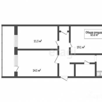 Продается 3-х комнатная квартира, 67 м²