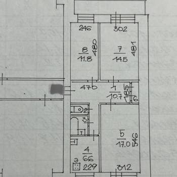 Продается 3-х комнатная квартира, 67,6 м²