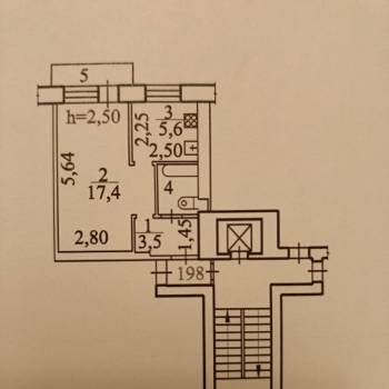 Продается 1-комнатная квартира, 30,1 м²