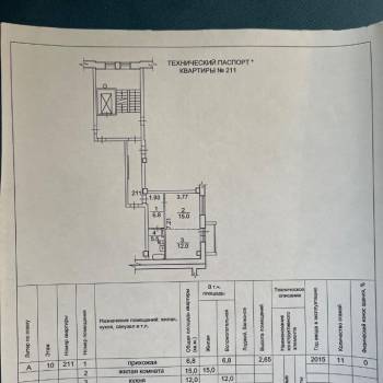 Продается 1-комнатная квартира, 40 м²