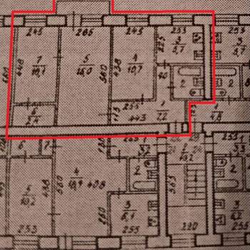 Продается 3-х комнатная квартира, 55 м²