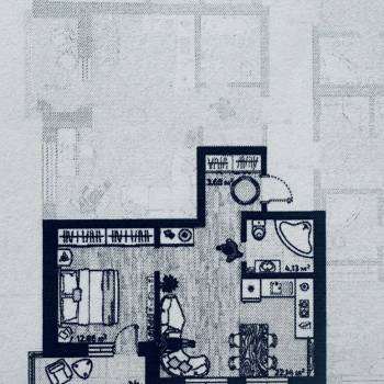 Продается 2-х комнатная квартира, 45,25 м²