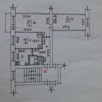 Продается 3-х комнатная квартира, 58 м²