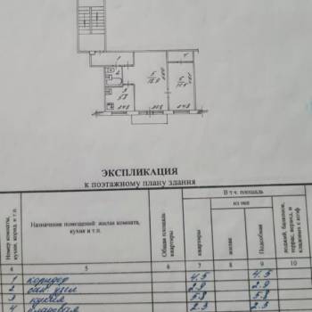 Продается 2-х комнатная квартира, 46 м²