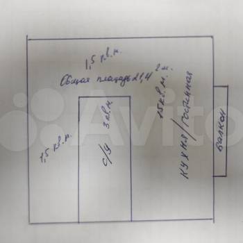 Продается 1-комнатная квартира, 21,4 м²