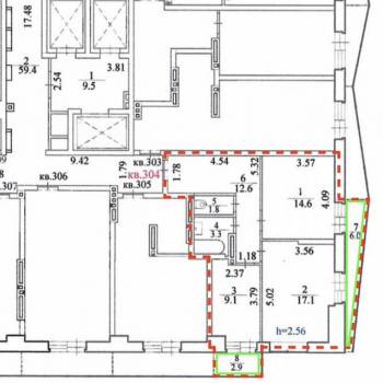 Продается 2-х комнатная квартира, 58,5 м²
