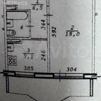 Продается 1-комнатная квартира, 35 м²