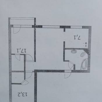 Сдается Многокомнатная квартира, 58,6 м²