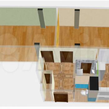 Продается 2-х комнатная квартира, 54,2 м²