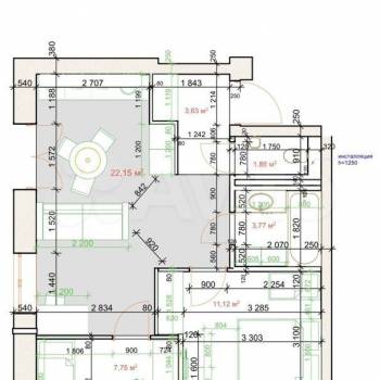 Продается 2-х комнатная квартира, 49,2 м²