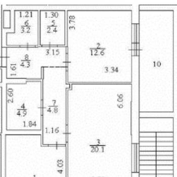 Продается 3-х комнатная квартира, 66 м²