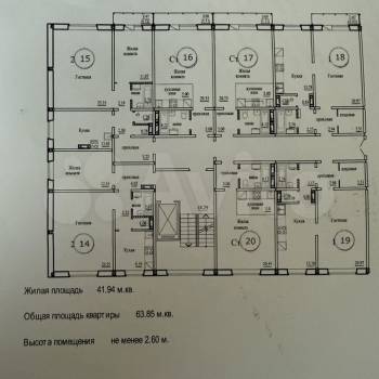 Продается 2-х комнатная квартира, 64 м²