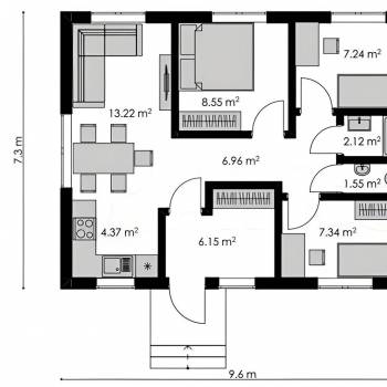 Продается Дом, 70 м²