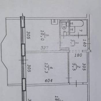 Продается 2-х комнатная квартира, 54 м²