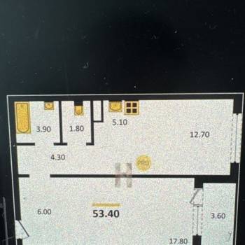 Продается 2-х комнатная квартира, 54 м²